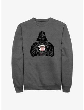 Star Wars Father's Day Vader Dad Mug Sweatshirt, CHAR HTR, hi-res