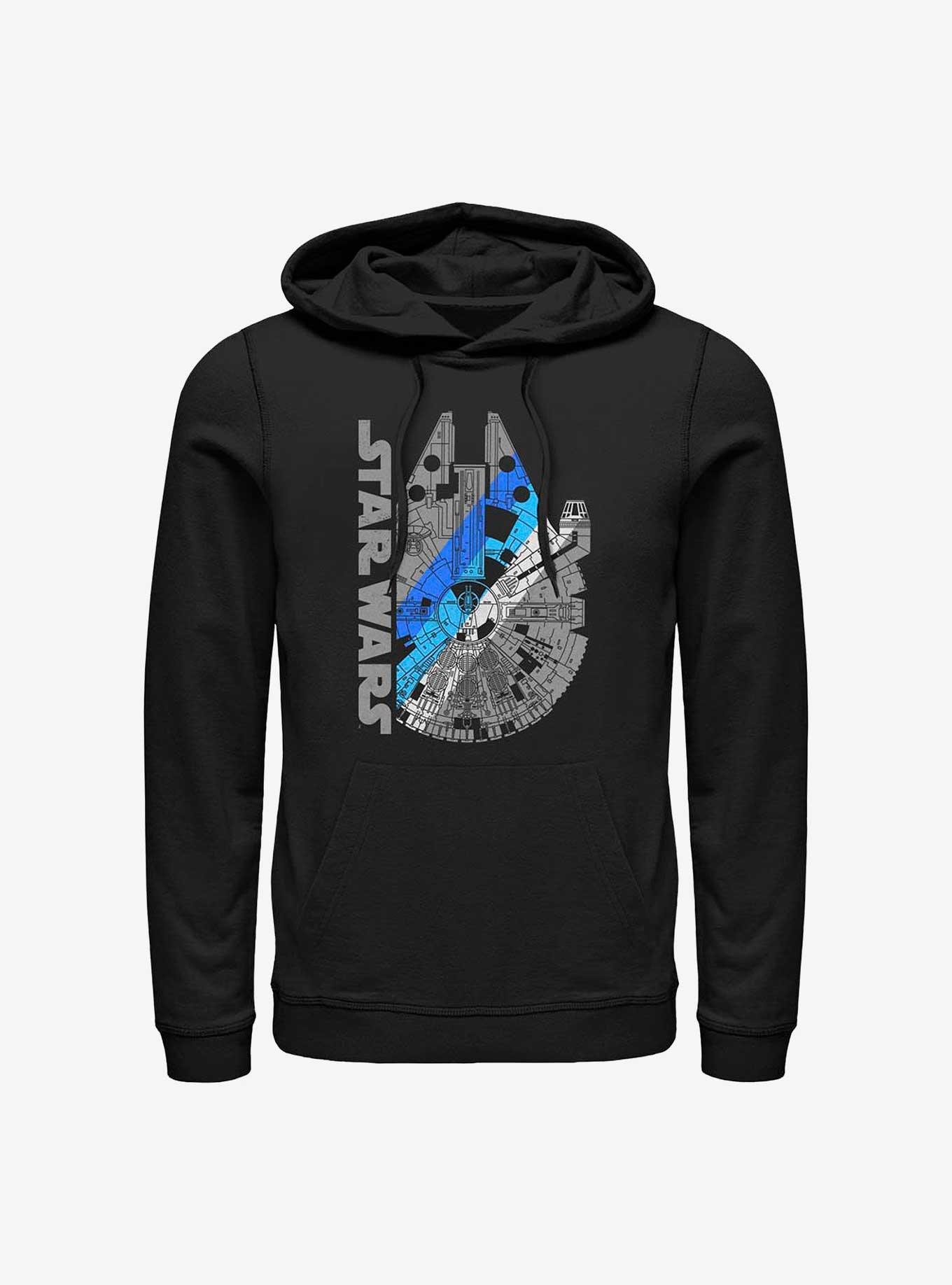 Star Wars 2 Fast 2 Falcon Hoodie, BLACK, hi-res
