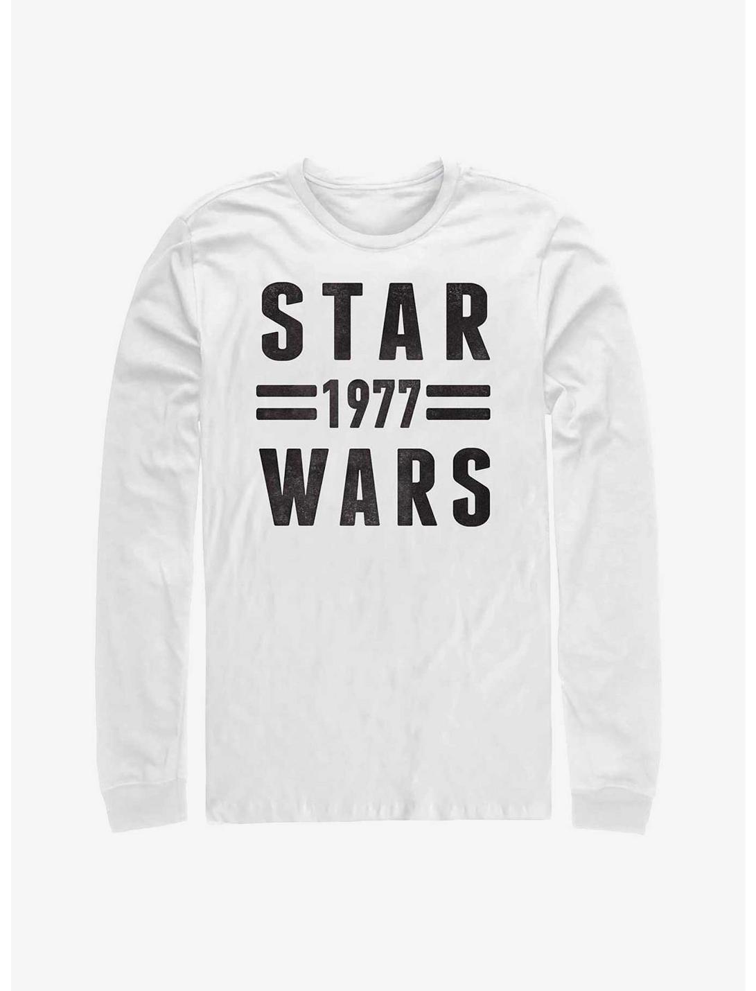 Star Wars  Since 1977 Long Sleeve T-Shirt, WHITE, hi-res