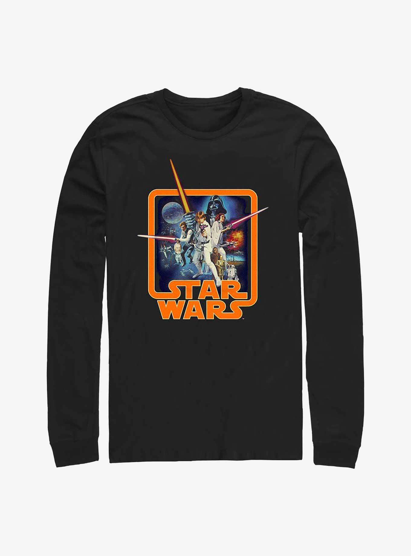 Star Wars Classic Group Long Sleeve T-Shirt, BLACK, hi-res