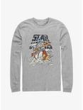 Star Wars Cloudy With A Fett Long Sleeve T-Shirt, ATH HTR, hi-res