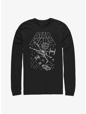 Star Wars Turn And Burn Long Sleeve T-Shirt, , hi-res