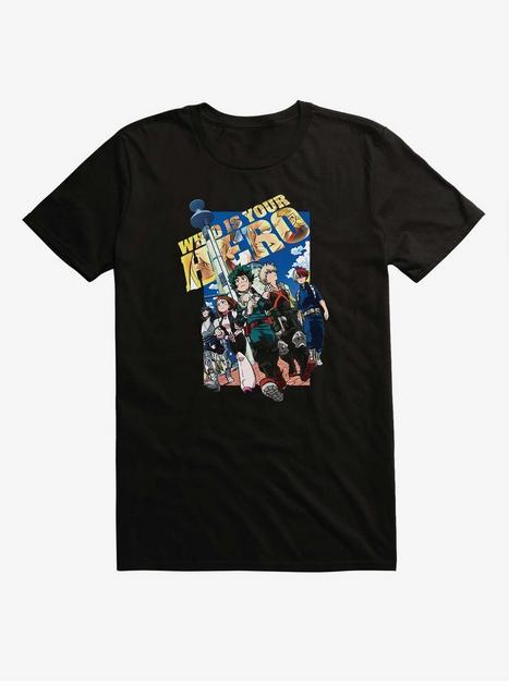 My Hero Academia Class 1-A Heroes T-Shirt - BLACK | Hot Topic