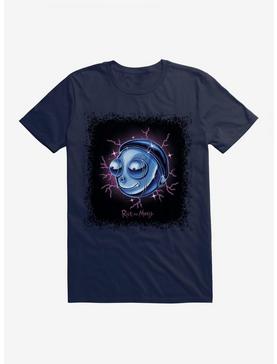 Rick And Morty Metal Head Morty T-Shirt, MIDNIGHT NAVY, hi-res
