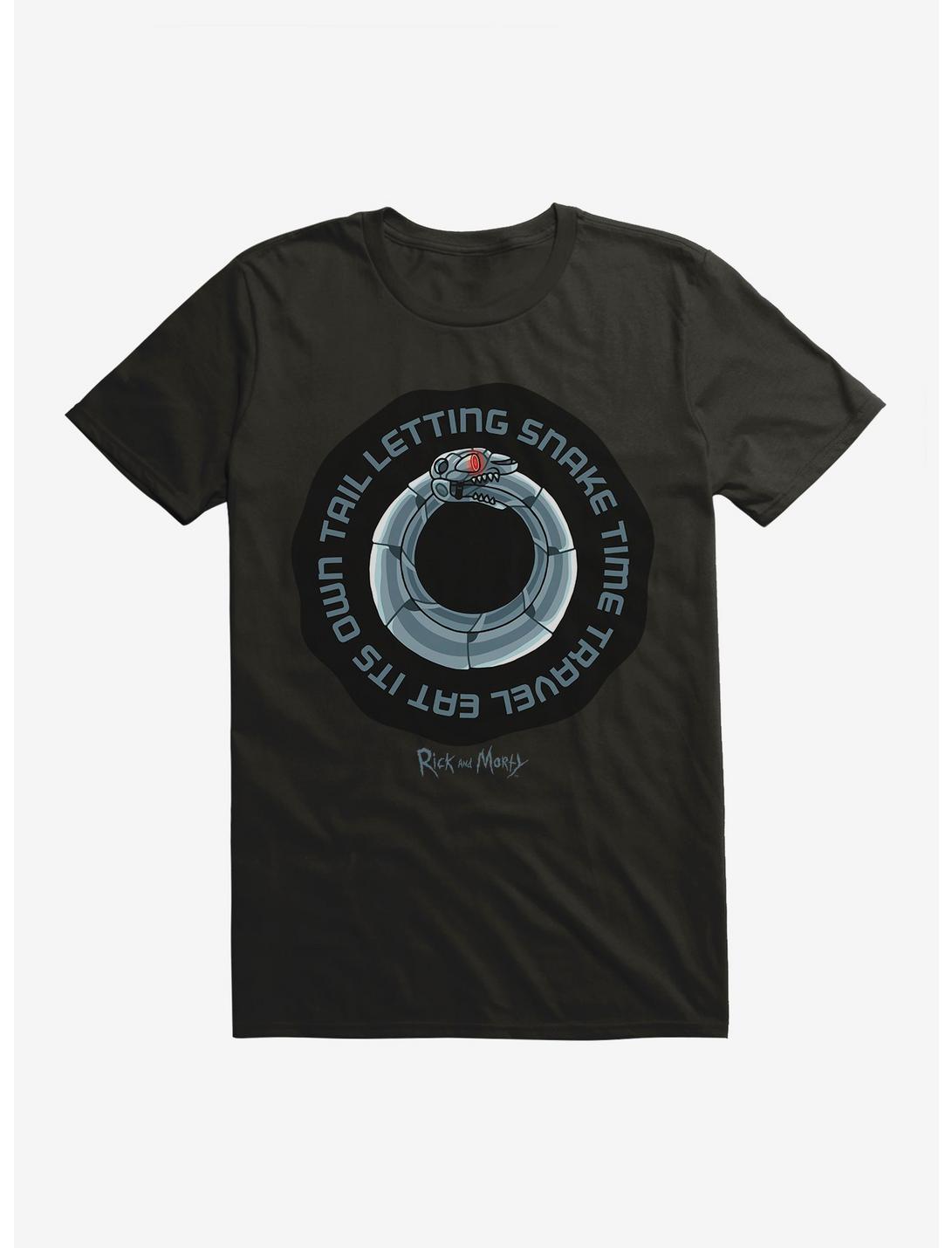 Rick And Morty Snake Time Travel T-Shirt, , hi-res