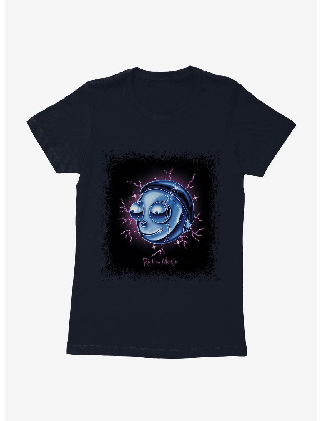Rick And Morty Metal Head Morty Womens T-Shirt, MIDNIGHT NAVY, hi-res