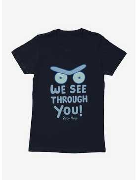 Rick And Morty We See You Womens T-Shirt, MIDNIGHT NAVY, hi-res