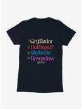 Harry Potter Houses Lineup Womens T-Shirt, MIDNIGHT NAVY, hi-res