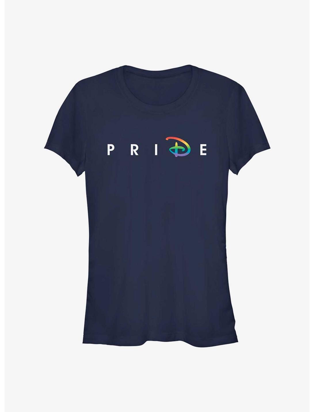 Disney Channel Rainbow Logo Pride T-Shirt, NAVY, hi-res