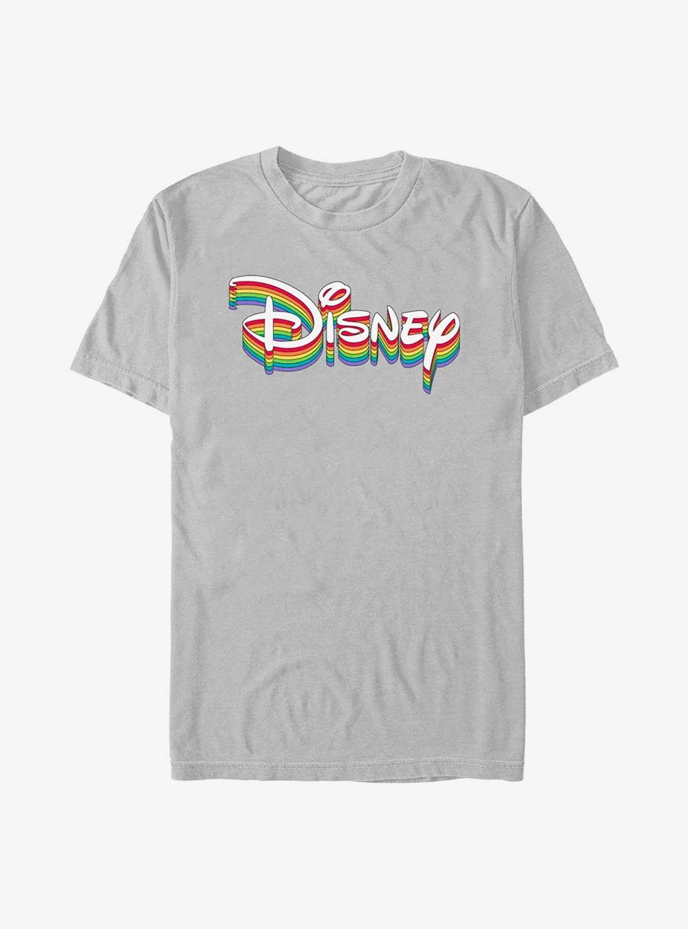 Disney Channel Logo Stack Pride T-Shirt, SILVER, hi-res
