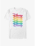 Disney Channel Logo Stack Pride T-Shirt, WHITE, hi-res