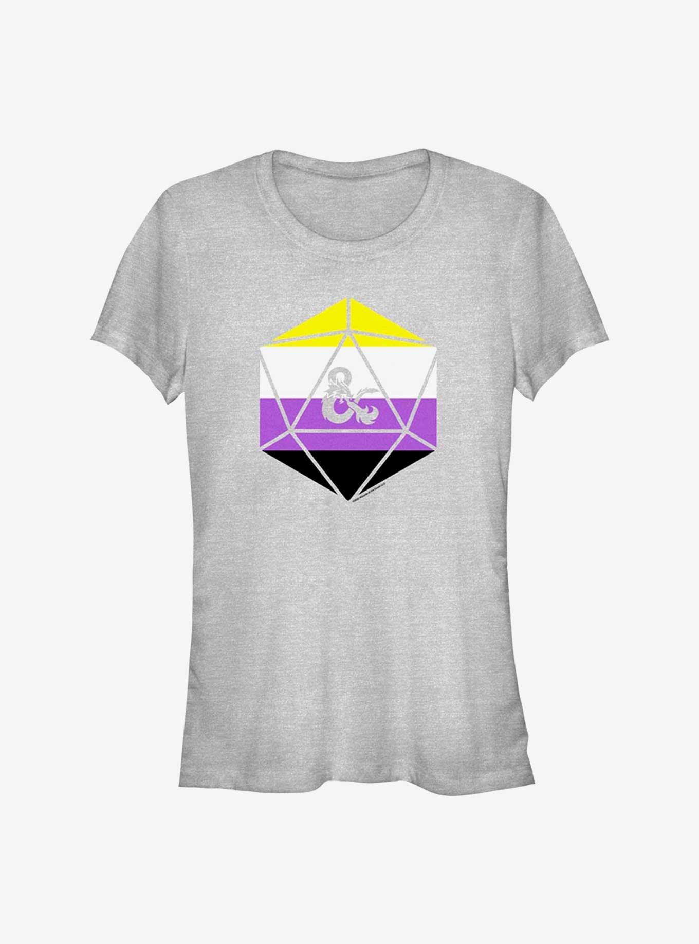 Dungeons & Dragons Non-Binary Pride Dice Pride T-Shirt, , hi-res
