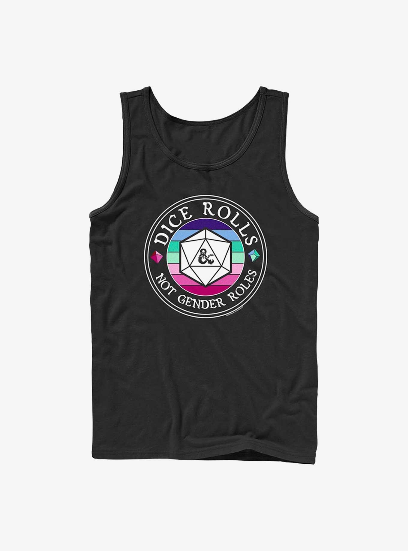 Dungeons & Dragons Dice Roles Pride Tank, BLACK, hi-res