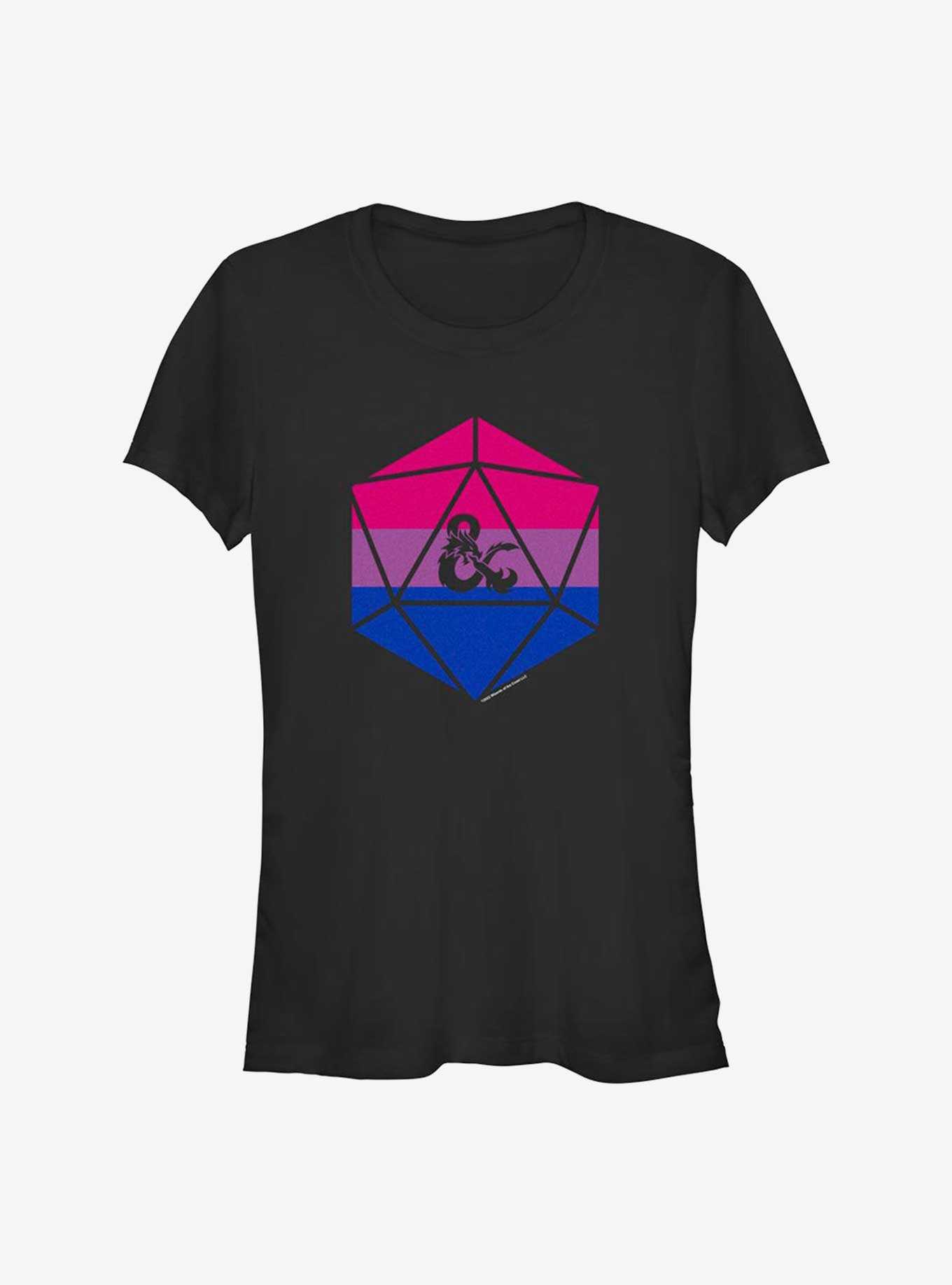 Dungeons & Dragons Bisexual Pride Dice Pride T-Shirt, , hi-res