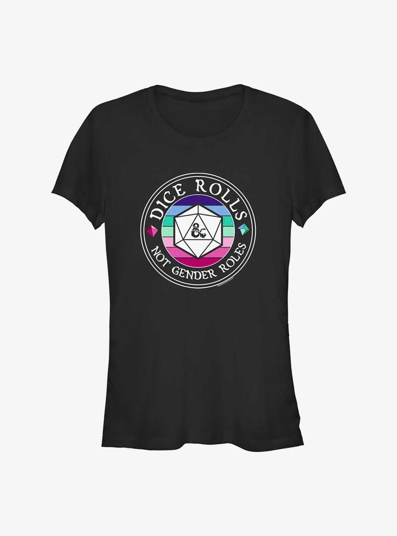 Dungeons & Dragons Dice Roles Pride T-Shirt, , hi-res
