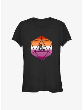 Dungeons & Dragons Lesbian Pride Dice Pride T-Shirt, , hi-res
