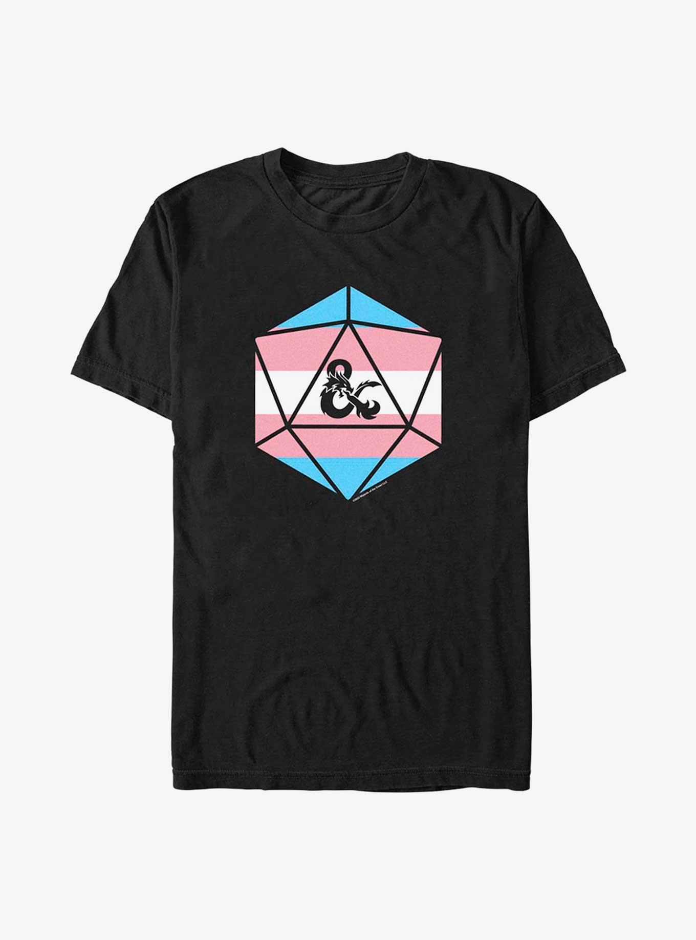 Dungeons & Dragons Transgender Pride Dice T-Shirt