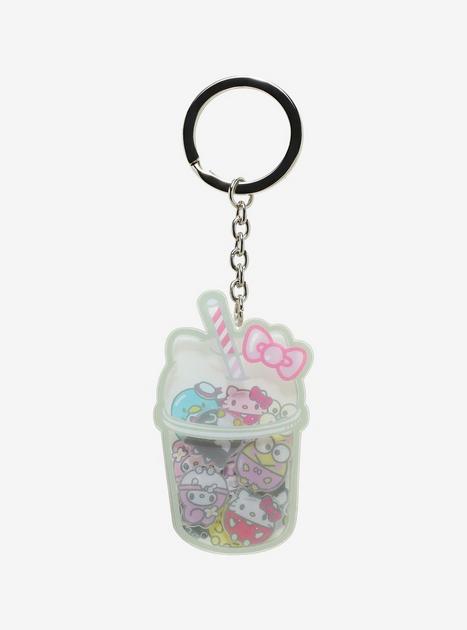 Hello Kitty And Friends Boba Cup Shaker Key Chain | Hot Topic