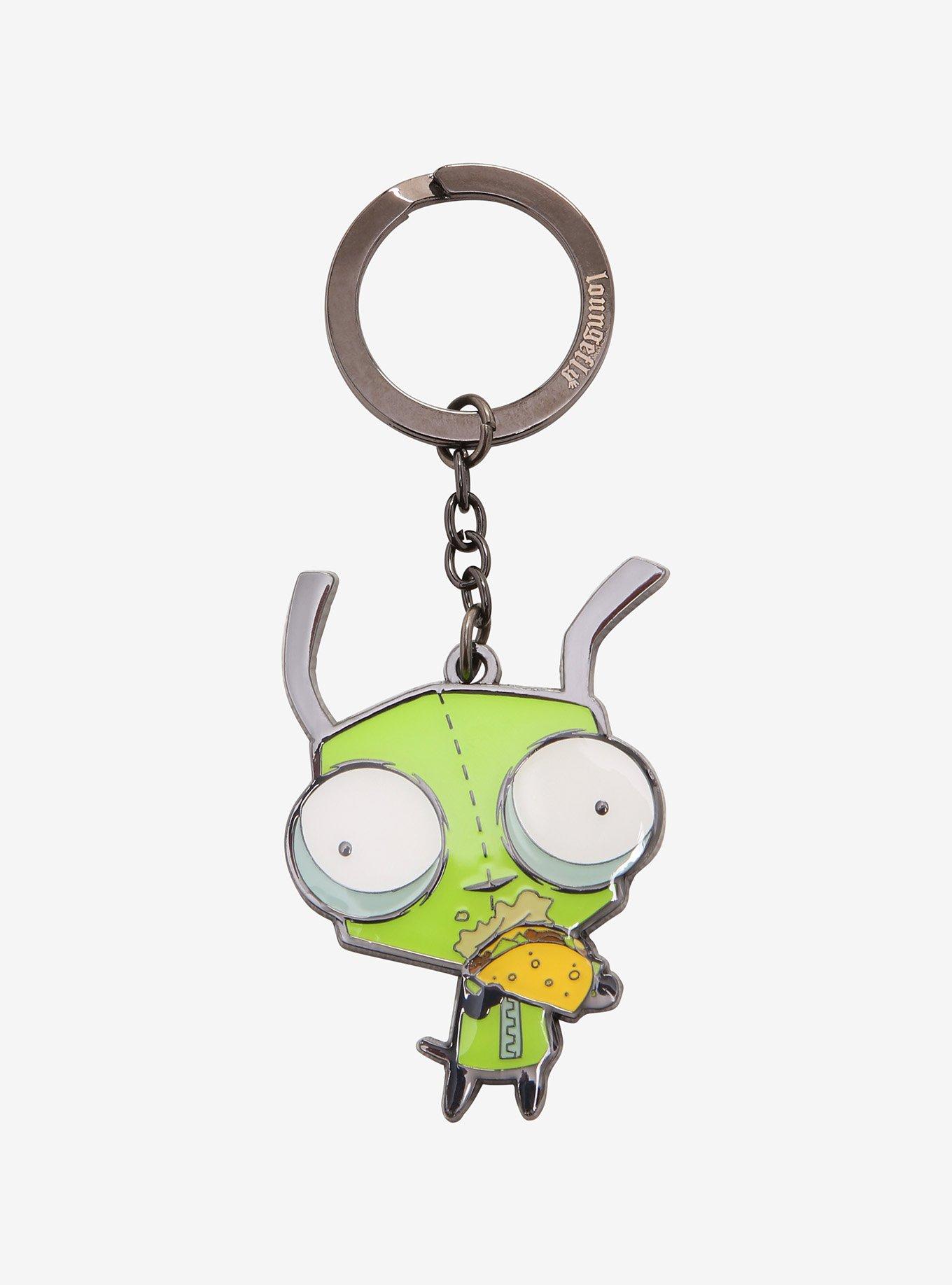 Loungefly Invader Zim GIR Taco Key Chain, , hi-res