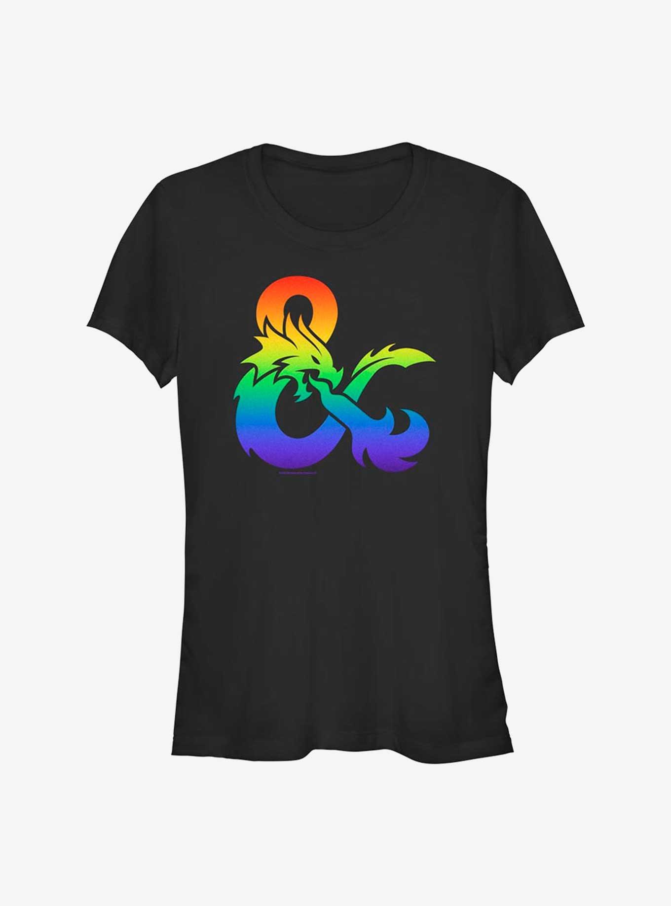 Dungeons & Dragons Pride Gradient Logo Pride T-Shirt, , hi-res