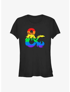 Dungeons & Dragons Pride Flag Logo Pride T-Shirt, , hi-res