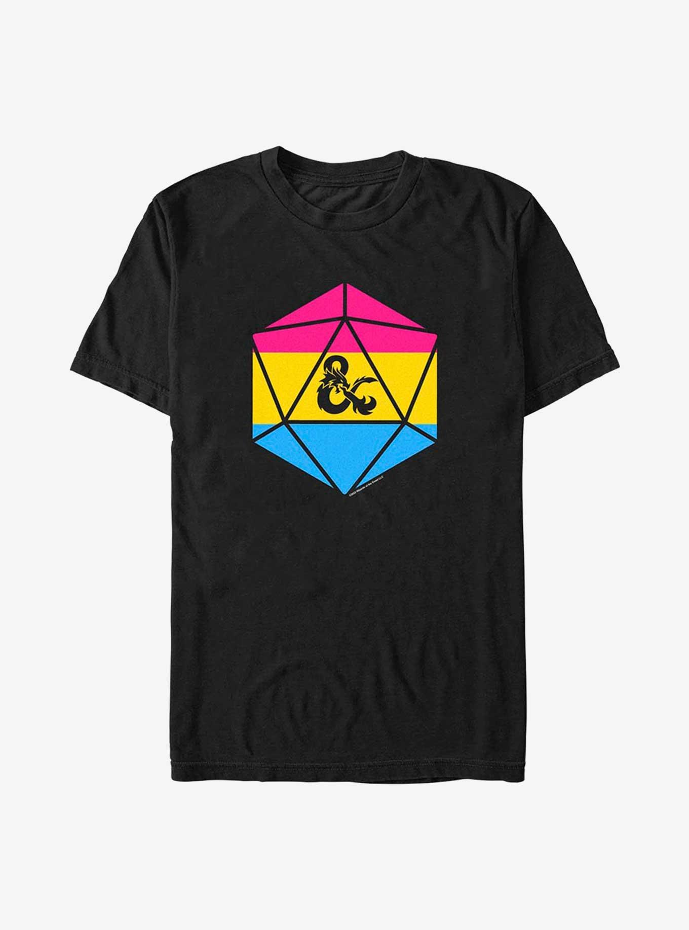 Dungeons & Dragons Pansexual Pride Dice T-Shirt