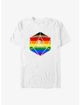 Dungeons & Dragons Pride Dice Pride T-Shirt, WHITE, hi-res
