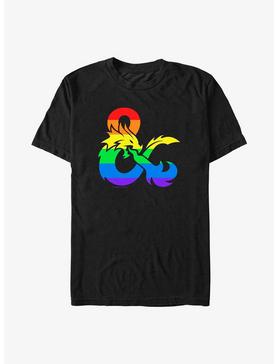 Dungeons & Dragons Pride Flag Logo Pride T-Shirt, , hi-res