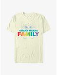 Disney Lilo & Stitch Ohana Pride T-Shirt, NATURAL, hi-res