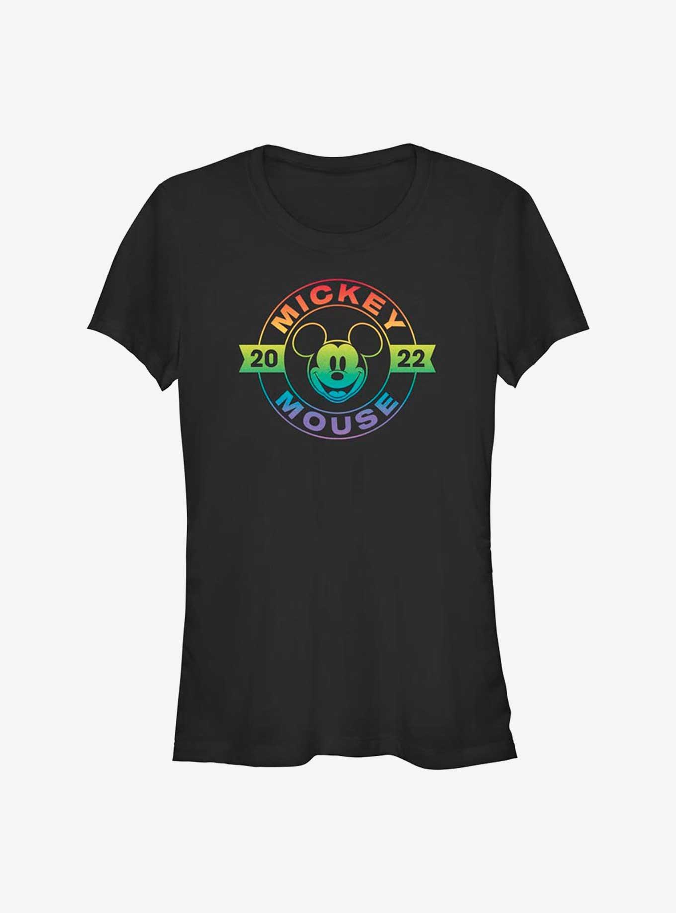 Disney Mickey Mouse Mickey Badge Pride T-Shirt, BLACK, hi-res