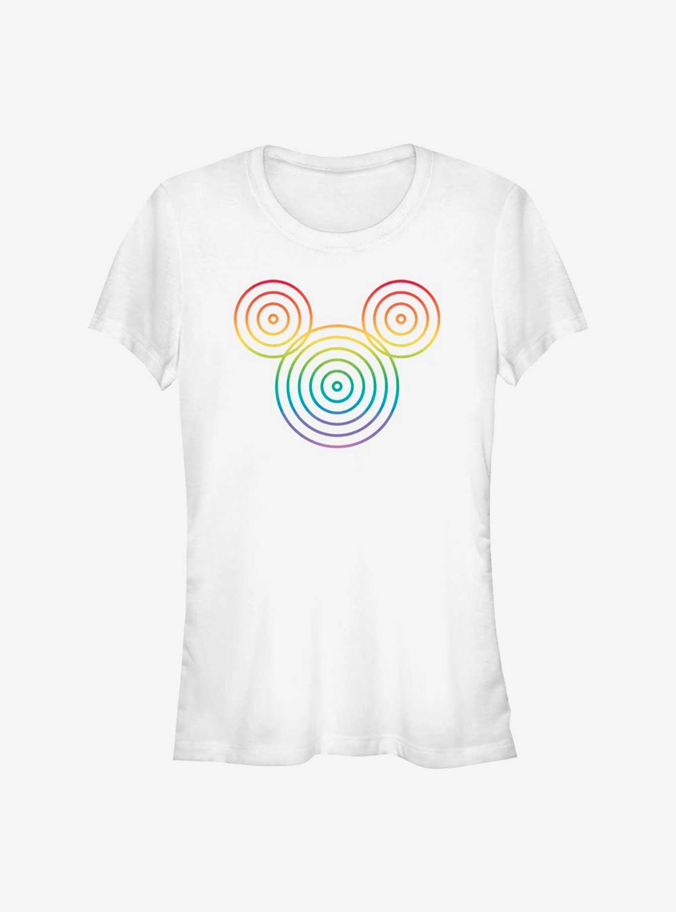 Disney Mickey Mouse Mickey Bulls-Eye Pride T-Shirt, WHITE, hi-res