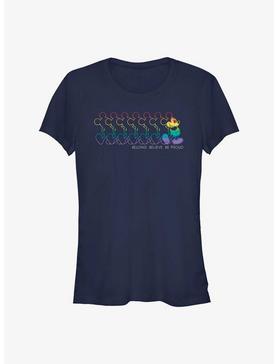 Disney Mickey Mouse Mickey Outline Pride T-Shirt, NAVY, hi-res
