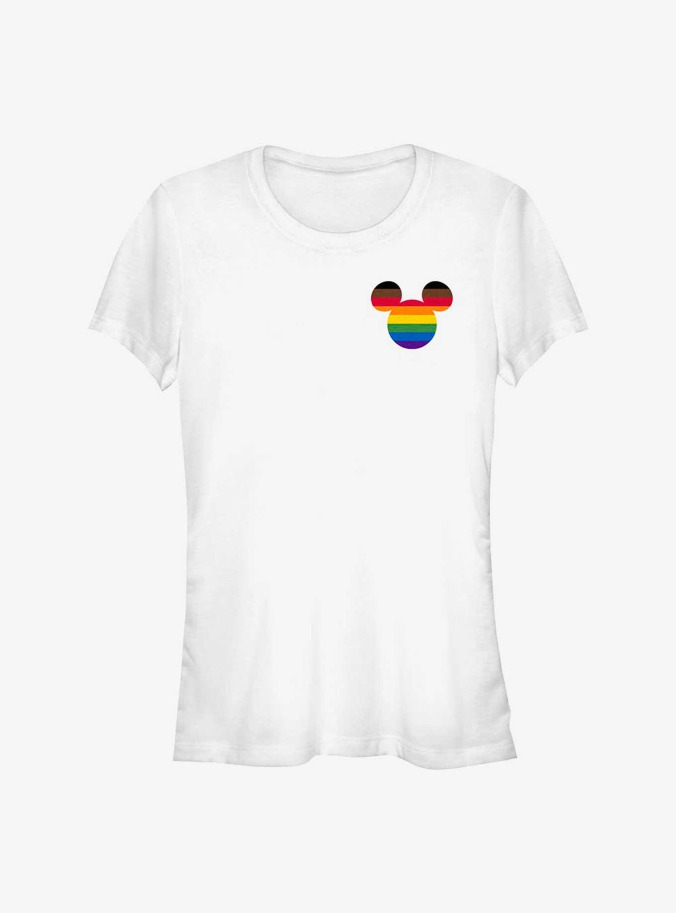 Disney Mickey Mouse Mickey Rainbow Ears Pride T-Shirt, WHITE, hi-res