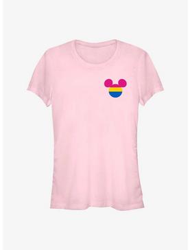 Disney Mickey Mouse Pansexual Badge Pride T-Shirt, LIGHT PINK, hi-res