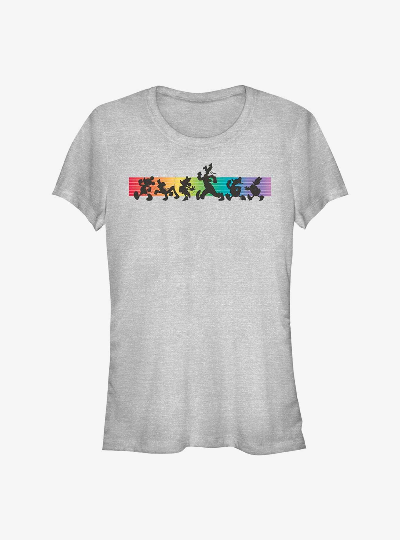 Disney Mickey Mouse Whole Crew Pride T-Shirt, ATH HTR, hi-res