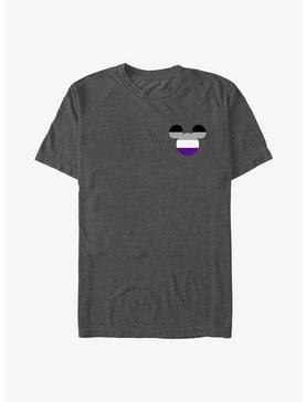 Disney Mickey Mouse Asexual Badge Pride T-Shirt, CHAR HTR, hi-res