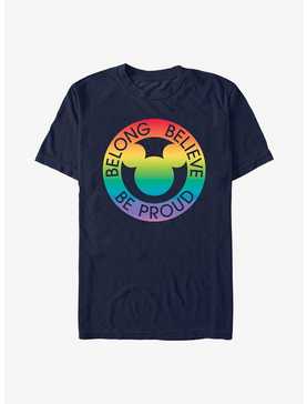 Disney Mickey Mouse Belong Believe Pride T-Shirt, , hi-res