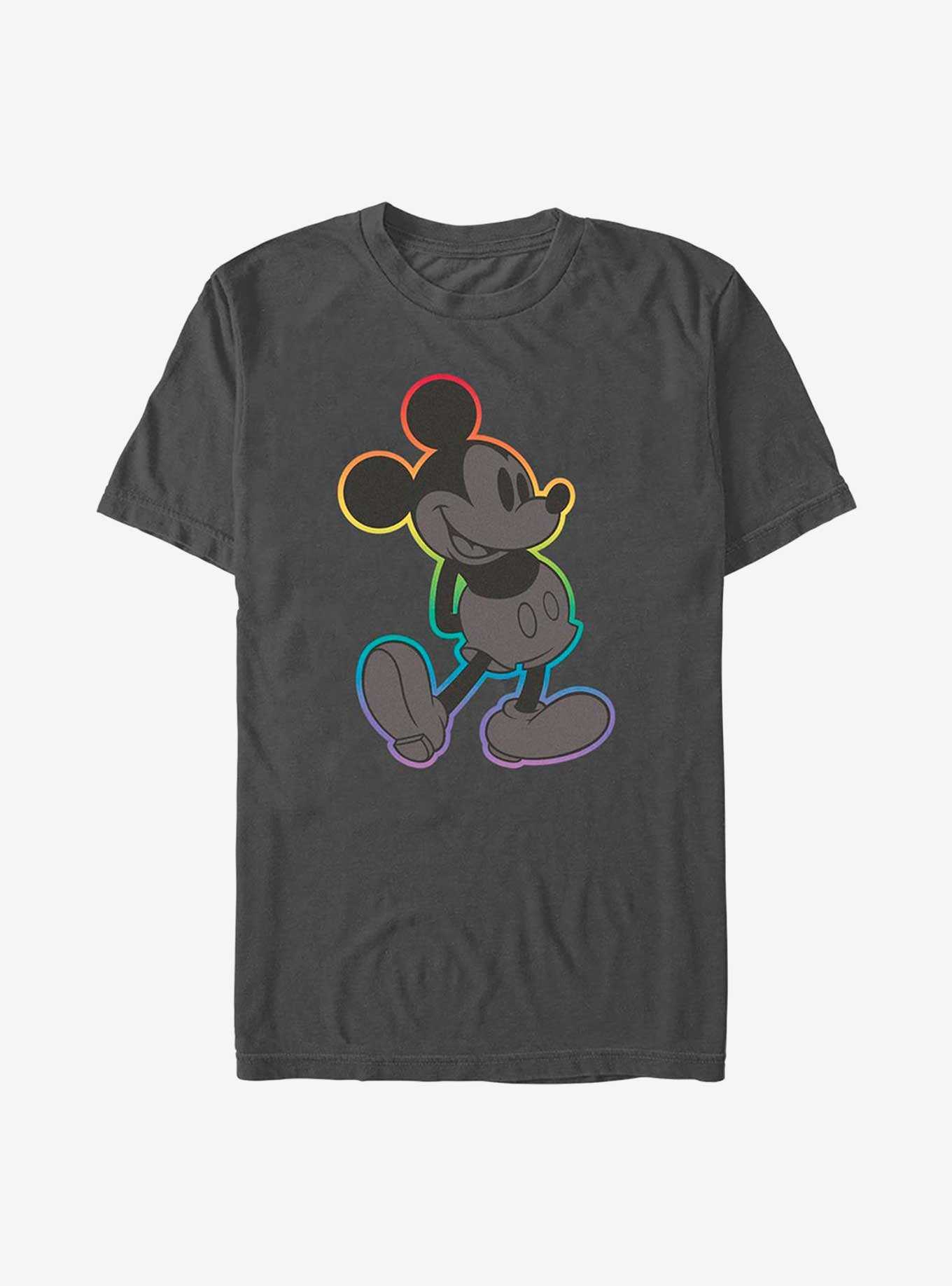 Disney Mickey Mouse Mickey Rainbow Outline Pride T-Shirt, , hi-res