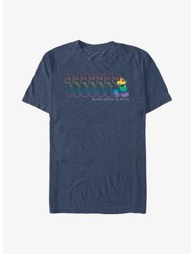 Disney Mickey Mouse Mickey Outline Pride T-Shirt, NAVY HTR, hi-res