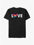 Disney Mickey Mouse Pansexual Love Pride T-Shirt, BLACK, hi-res