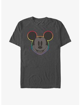 Disney Mickey Mouse Rainbow Outline Pride T-Shirt, , hi-res
