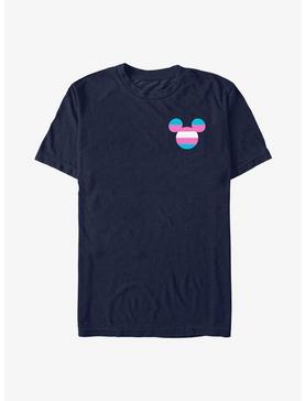 Disney Mickey Mouse Transgender Pride Badge Pride T-Shirt, NAVY, hi-res