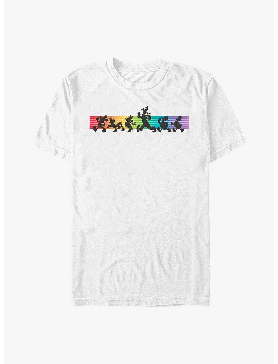 Disney Mickey Mouse Whole Crew Pride T-Shirt, WHITE, hi-res