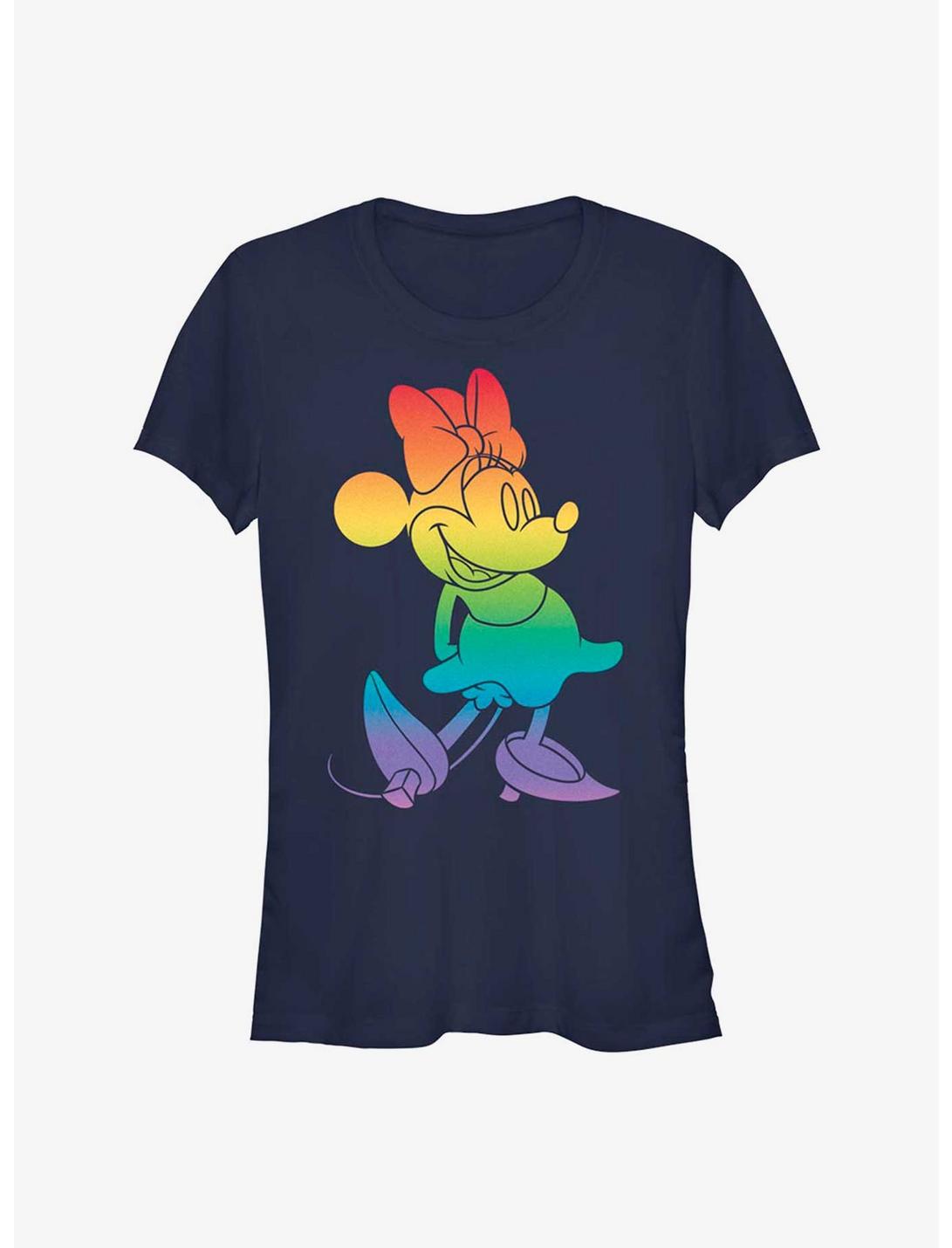 Disney Minnie Mouse Minnie Fill Pride T-Shirt, NAVY, hi-res