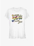Star Wars Love Be With You Pride T-Shirt, WHITE, hi-res