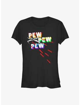 Star Wars Pew Pew Rainbows Pride T-Shirt, , hi-res