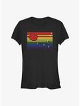 Star Wars Rainbow Attack Pride T-Shirt, BLACK, hi-res