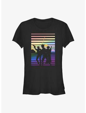 Star Wars Sunset Silhouette Pride T-Shirt, , hi-res