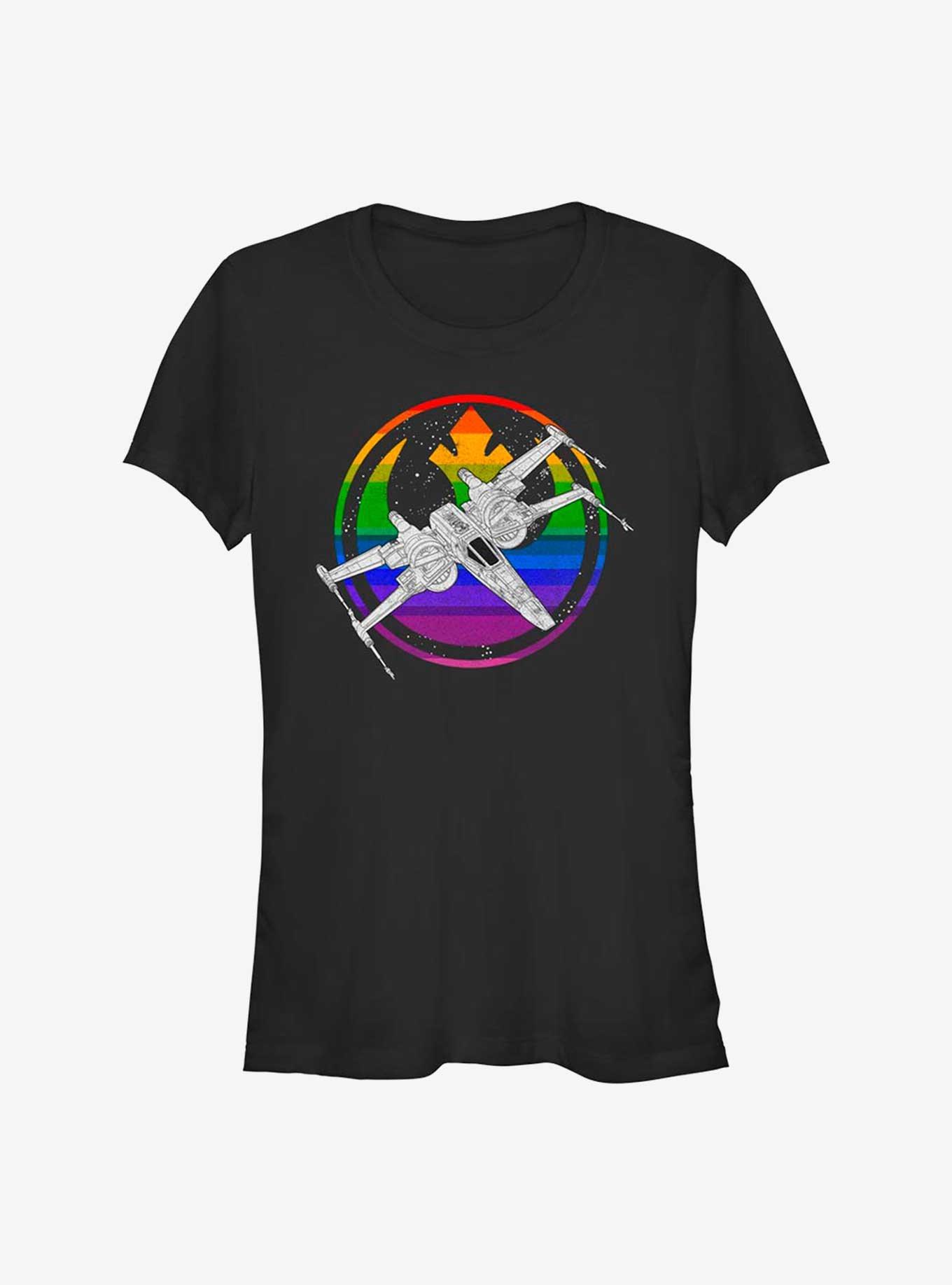 Star Wars X-Wing Pride T-Shirt, BLACK, hi-res