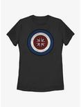 Marvel Captain Peggy Carter Shield Womens T-Shirt, BLACK, hi-res
